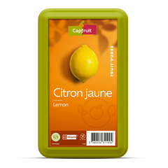 Lemon juice and pulp Frozen Fruit Puree No Added Sugar - 1kg Tub
