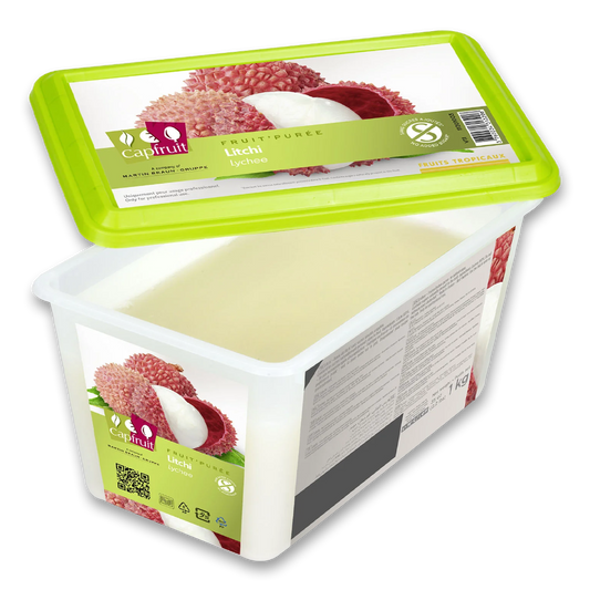 Lychee Frozen Fruit Puree No Added Sugar - 1kg Tub