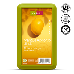 Alphonso Mango Frozen Fruit Puree No Added Sugar - 1kg Tub