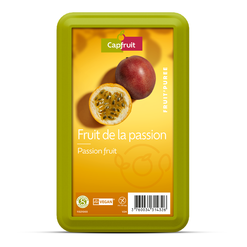 Passion Fruit Frozen Fruit Puree No Added Sugar - 1kg Tub