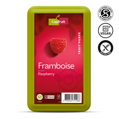 Raspberry Frozen Fruit Puree No Added Sugar - 1kg Tub