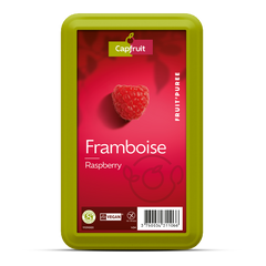Raspberry Frozen Fruit Puree No Added Sugar - 1kg Tub