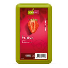 Strawberry Frozen Fruit Puree With 10% Added Sugar - 1kg Tub