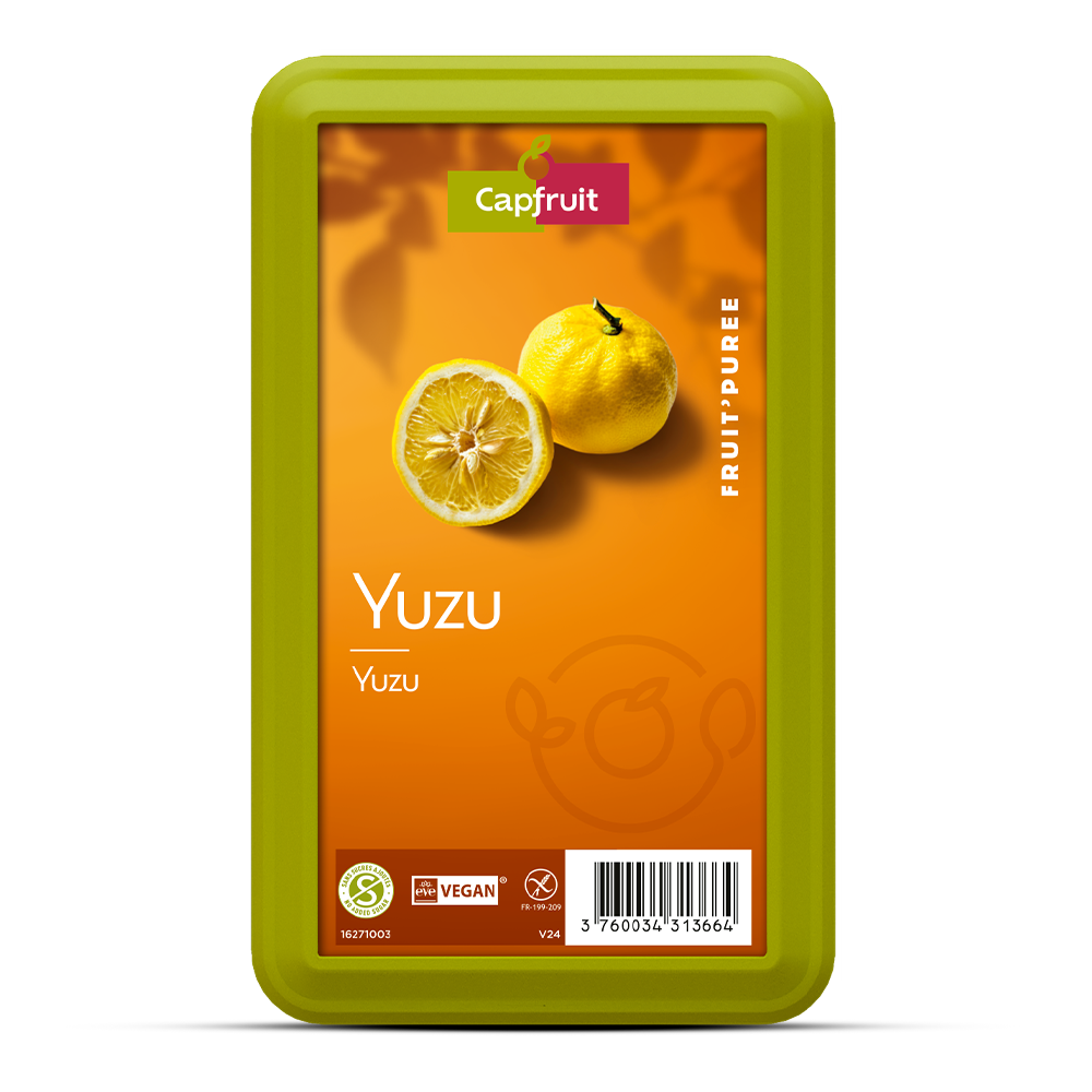 Yuzu Frozen Fruit Puree No Added Sugar - 1kg Tub