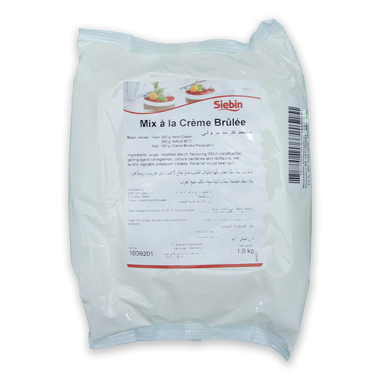 Siebin,Pre Mix CRÈME BRULEE - 1kg Bag