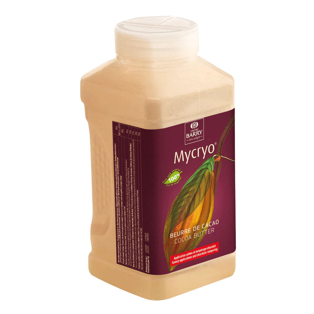 Mycryo pure cocoa butter, Cacao Barry France, 550 gsm pack