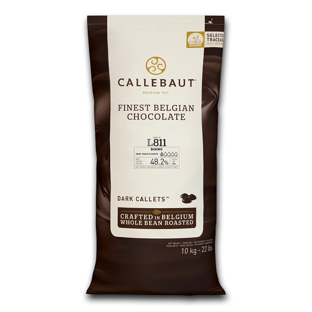 Callebaut Belgium, L811 Dark chocolate 48.2%,10kg coins