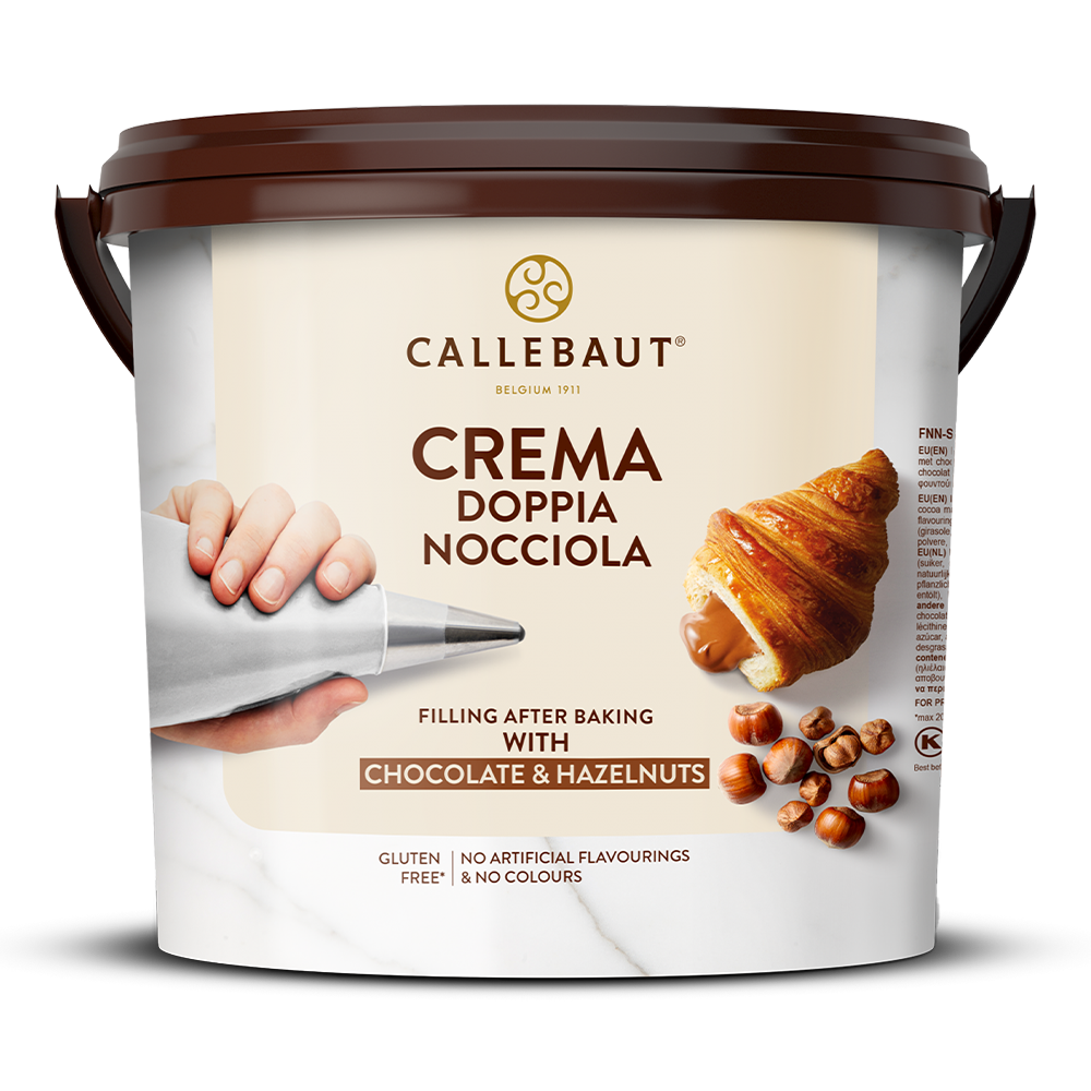 Callebaut Crema Doppia Nocciola Chocolate Hazelnut Filling 5KG