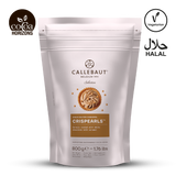 Callebaut CARAMEL Crispearls packaging on a white background