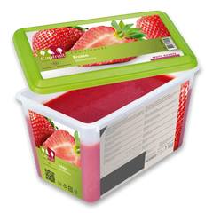 CapFruit(France),Strawberry Frozen Fruit Puree With 10% Added Sugar - 1kg Tub 