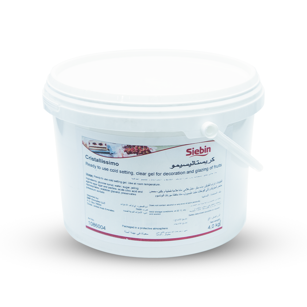 Clear Setting Glazing Gel, CRISTALLISSIMO - 4kg Bucket