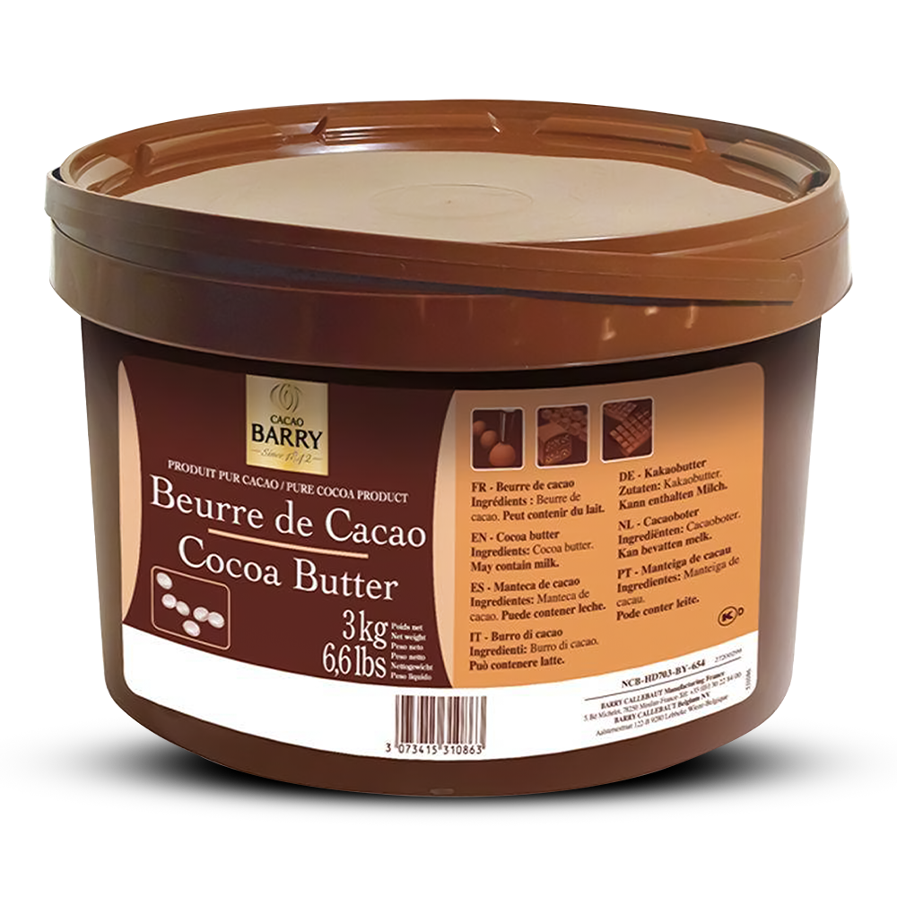 Cocoa Butter Callets- 3kg Bucket