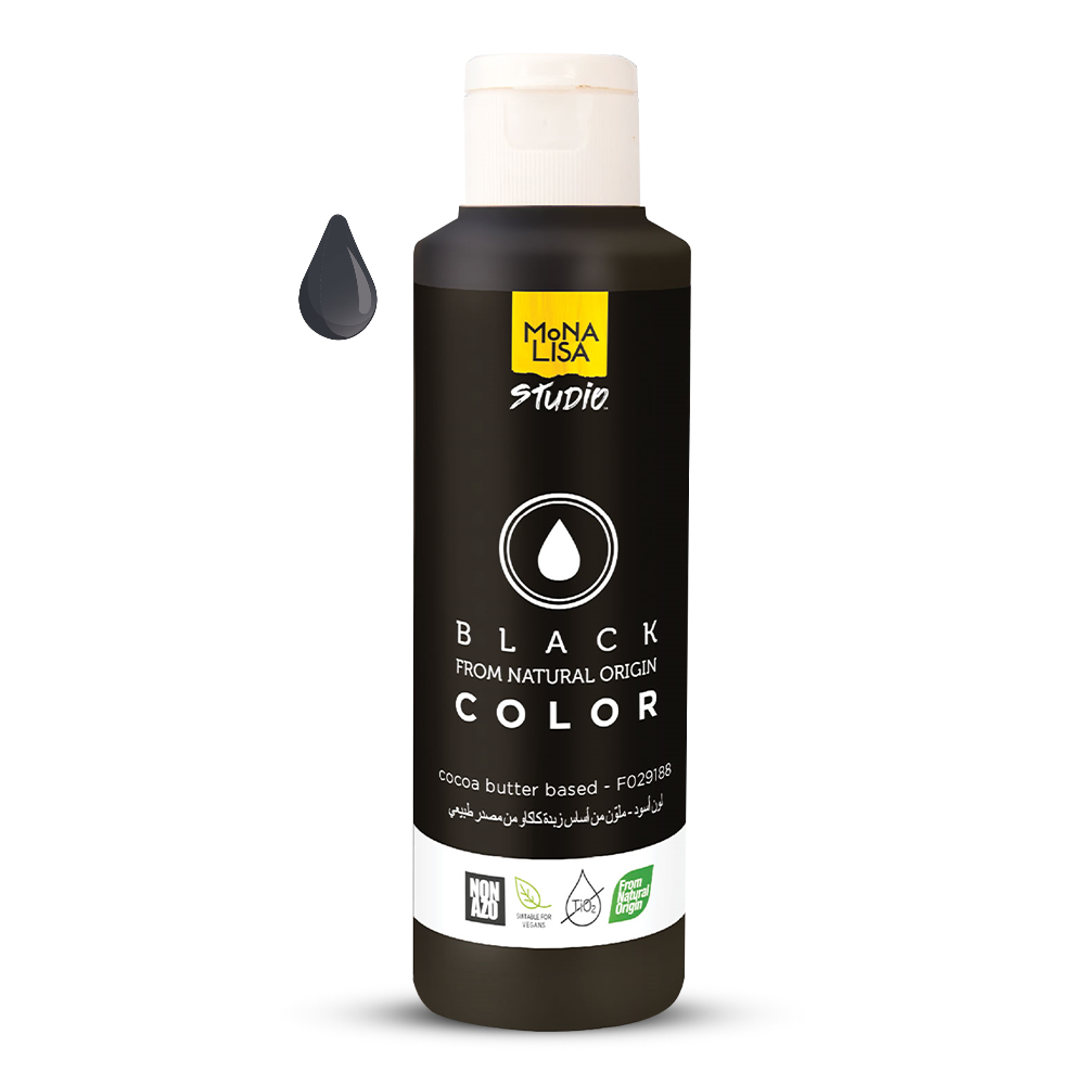 Coloured Cocoa Butter BLACK - 245gr
