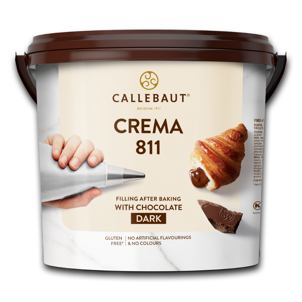 Callebaut Belgium, Creme, Dark Chocolate Filling, 5kg bucket