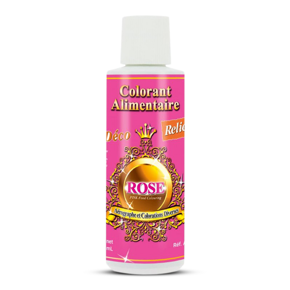 Deco Relief (France) Water Base Highly Concentrated Food Colorant PINK - 125ml