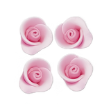 DecoRelief (France) Gumpaste Flowers SMALL PINK ROSE - 96 PCS