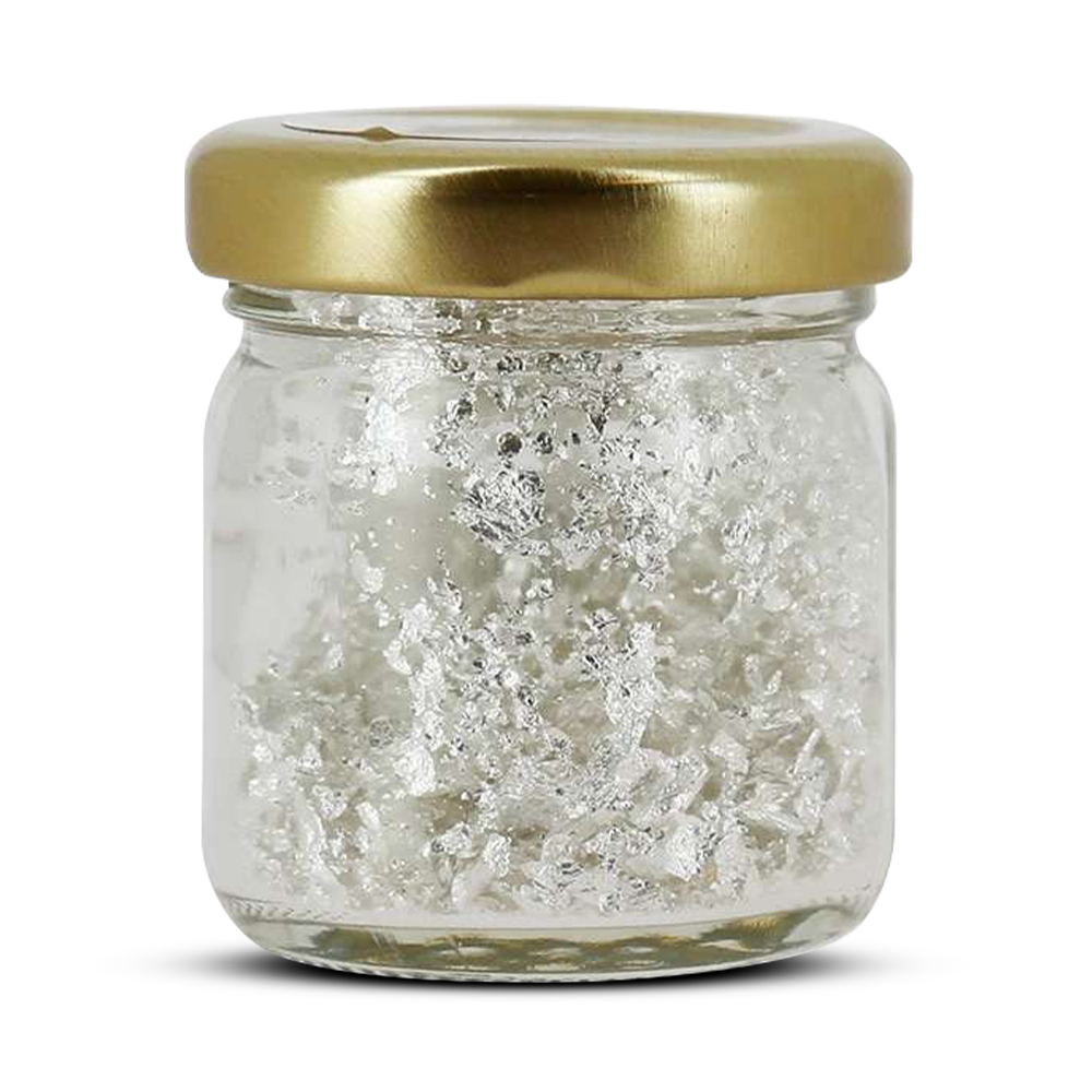 Deco Relief (France) Edible flakes SILVER - 100 mg