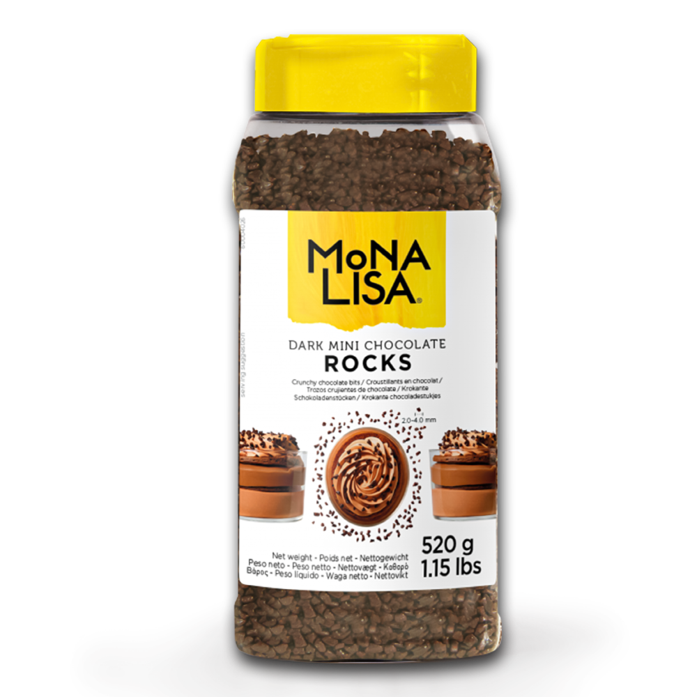 Mona Lisa, Dark Mini Chocolate Rocks CHOCOROCKS - 520g Jar