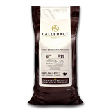 Callebaut Belgium, 811 Dark Chocolate 54.5%, 10kg callets