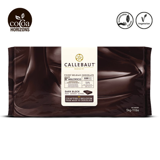 Callebaut chocolate packaging with visible branding on a white background