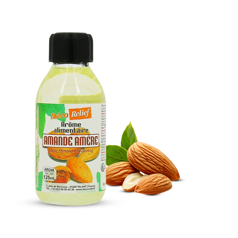 Deco Relief (France) Concentrated Aroma BITTER ALMOND - 125ml bottle