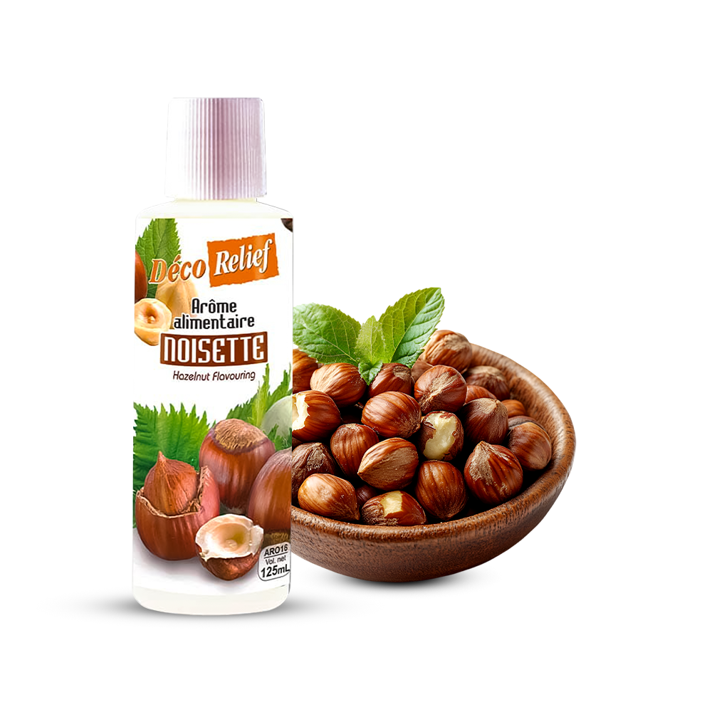 Deco Relief (France) Concentrated Aroma HAZELNUT - 125ml bottle