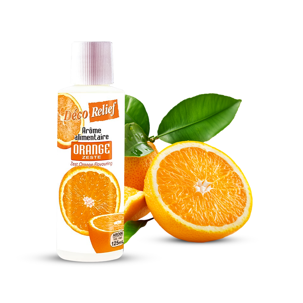 Deco Relief (France) Concentrated Aroma ORANGE - 125ml bottle