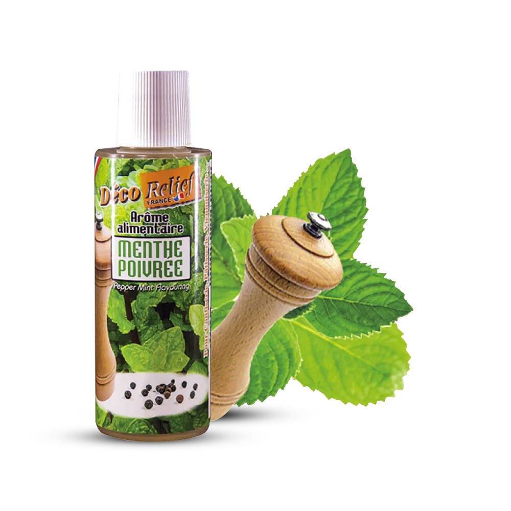 Deco Relief (France) Concentrated Aroma PEPPER MINT - 125ml bottle