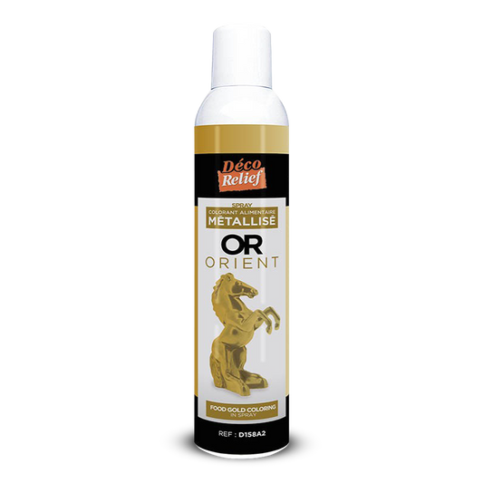 Deco Relief (France) Food Spray with Metallic colouring effect Food Gold Coloring D158A2