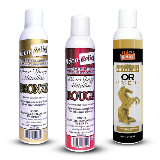 Deco Relief (France) Food Spray with Metallic colouring effect decosprayGROUP