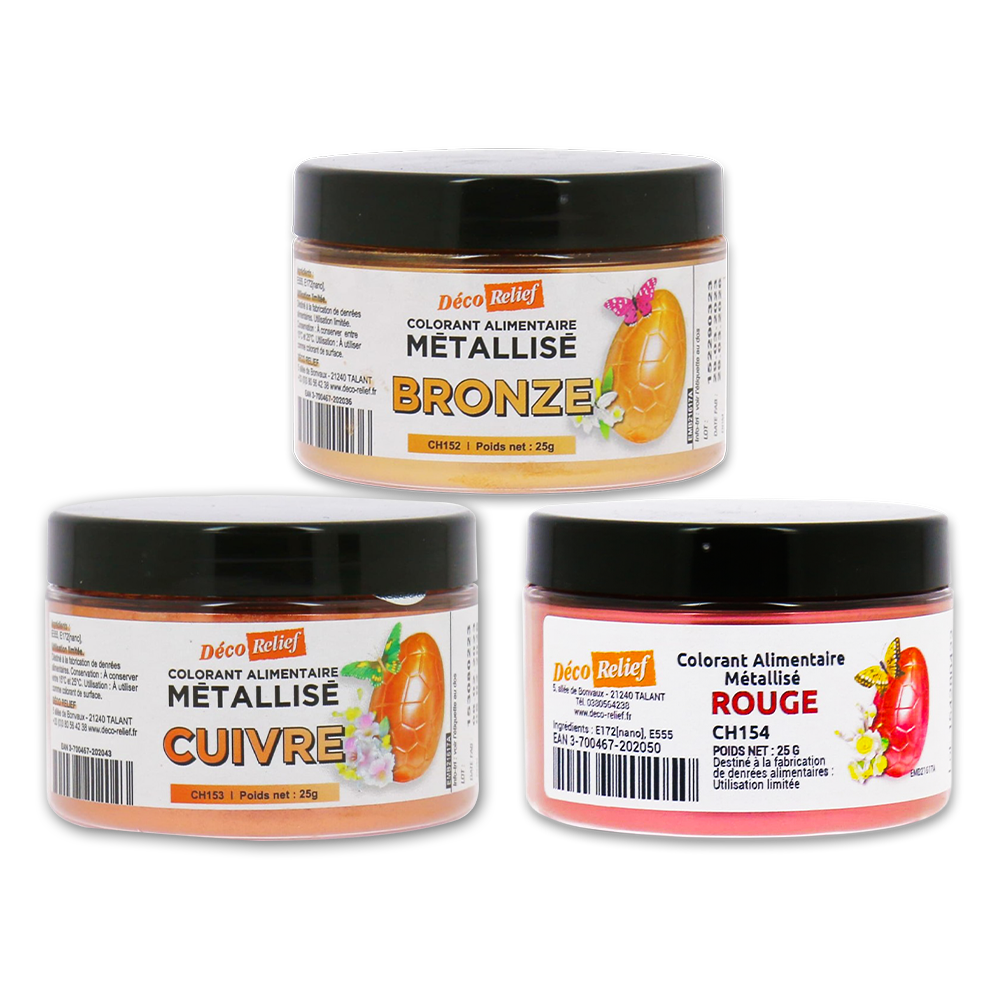 Deco Relief (France) Metallic Food Colouring Powder