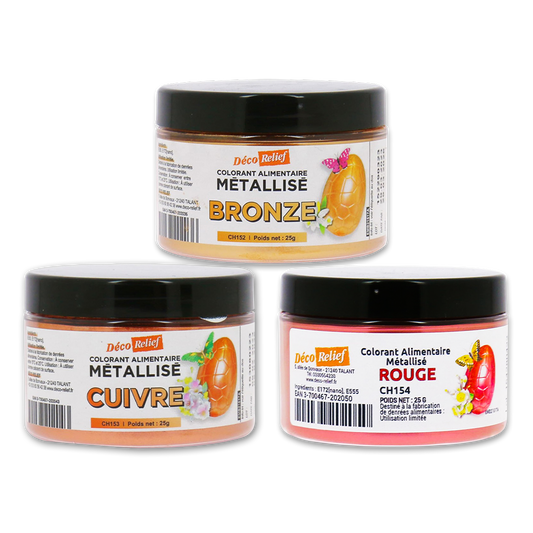 Deco Relief (France) Metallic Food Colouring Powder