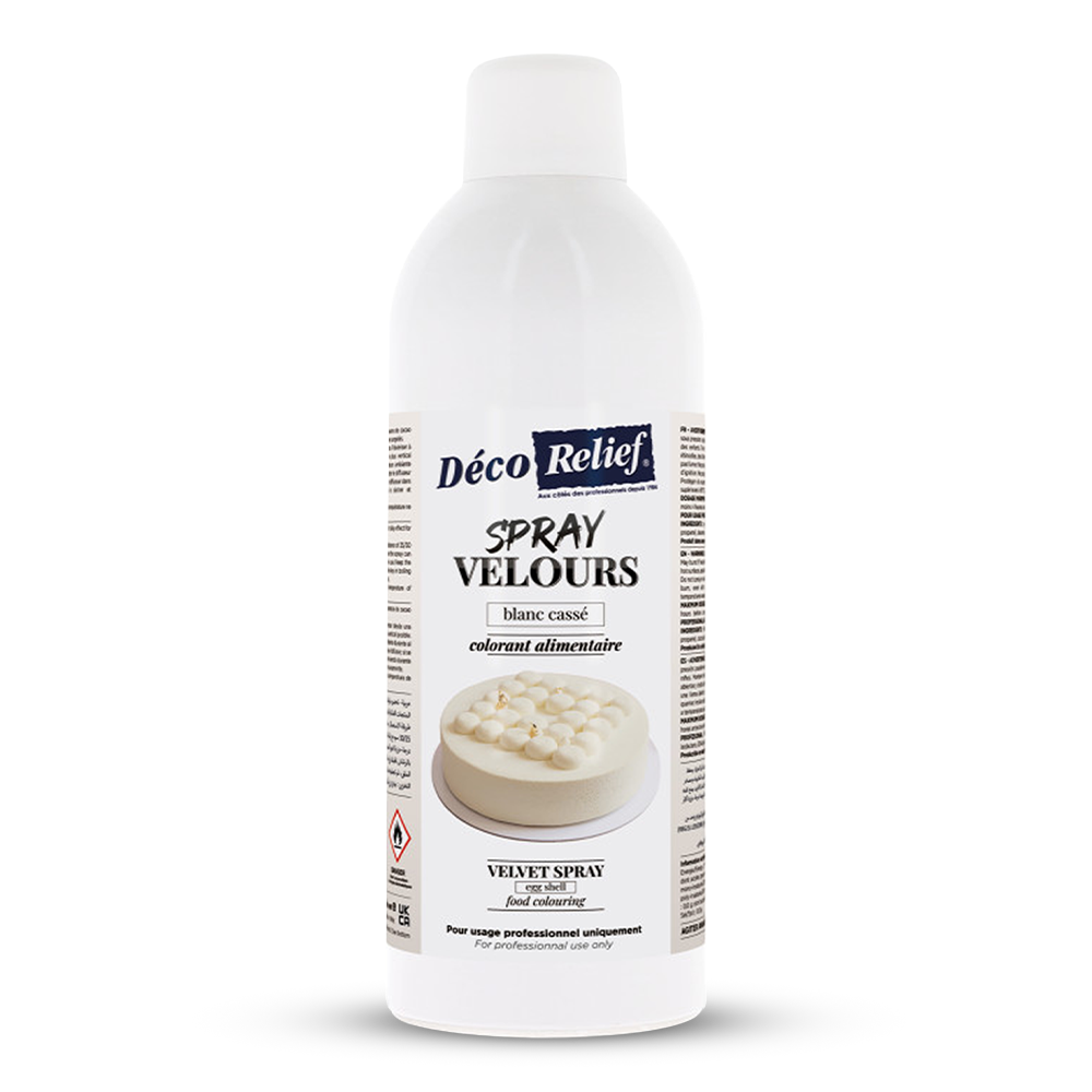Deco Relief (France) Velvet White Spray - 520ml