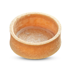 Frozen Vanilla Round tart shells coated with butter - Mini