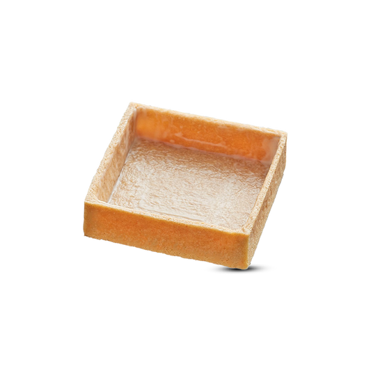 Frozen Vanilla Square tart shells coated with butter - Mini