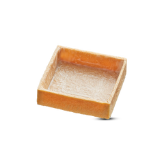 Frozen Vanilla Square tart shells coated with butter - Mini