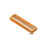 Frozen Vanilla Rectangle tart shells coated with butter - Mini