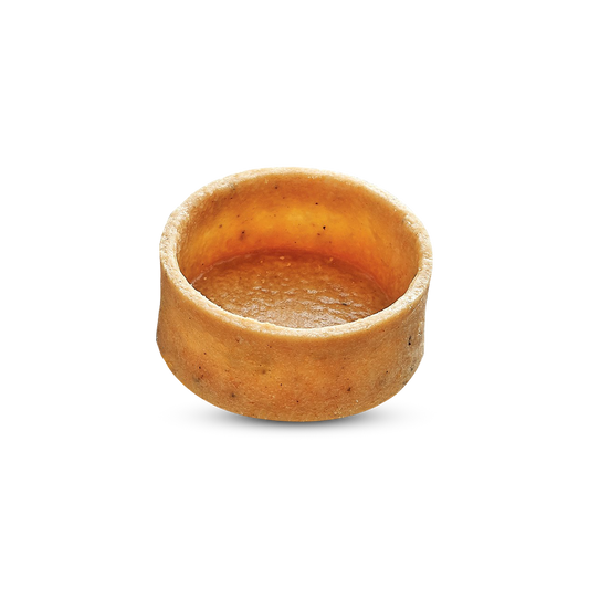 Frozen Savory Round tart shells coated with egg - Small