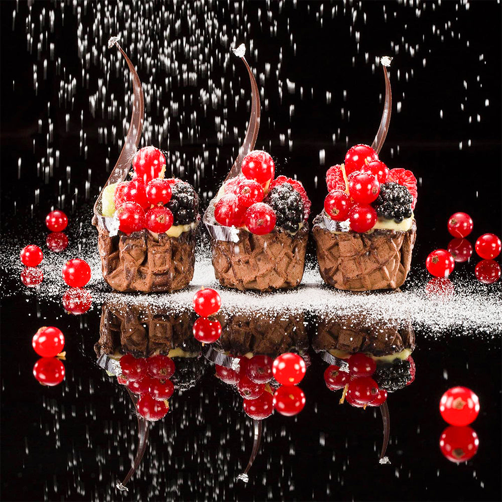 Frozen Chocolate Waffle Basket 