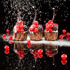 Frozen Chocolate Waffle Basket 