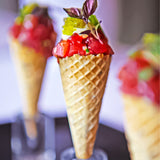 Frozen Elegant Mini Cones Savory Dessert