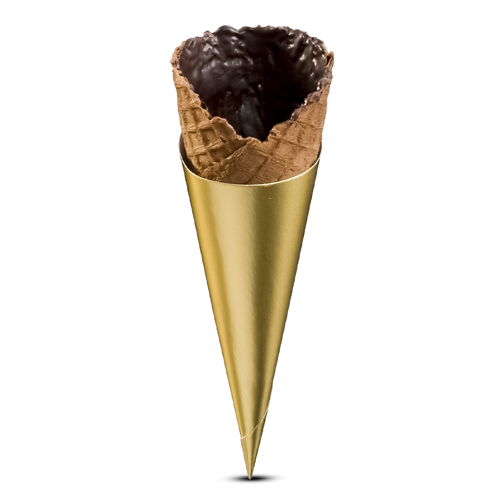 Frozen Elegant Mini Cones Chocolate