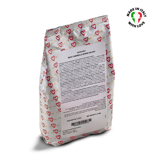 bag of Salted Caramel Ice Cream Powder Mix 1.2kg | EV1905