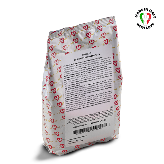 bag of Fruit Sorbet Base Powder - 2kg | Base Fruttax 50 Vellutata