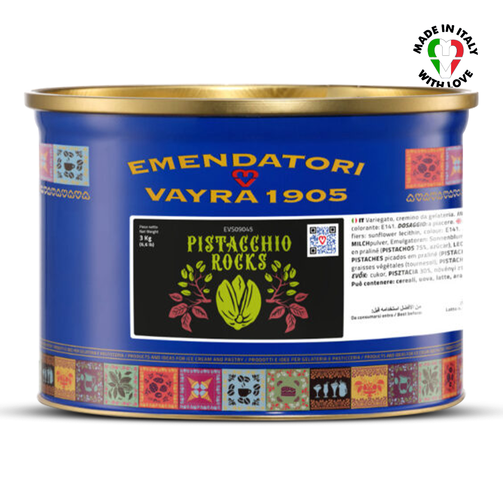 Pistacchio Rocks Sicilian Pistachio Variegato – 3kg | Ripple Cream