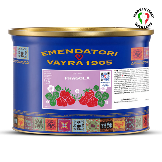 EVS11081 Strawberry_Ripple_for_Gelato_Ice_CreamStrawberry Variegato for Gelato, Ice Cream & Pastry 3.5kg | Fruttella Fragola