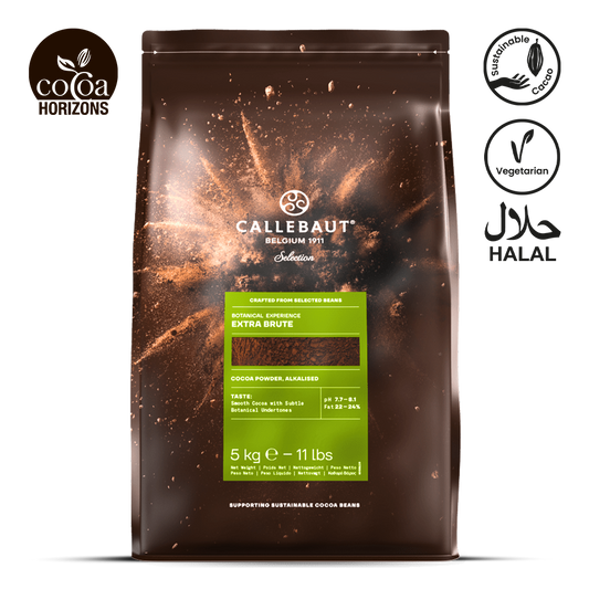 100% Pure Cocoa Powder 22-24%, Callebaut Extra Brute COCOA POWDER