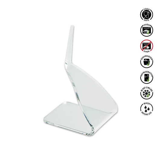 Martellato Transparent Polystyrene Flatware SPIT - 500pcs Pack
