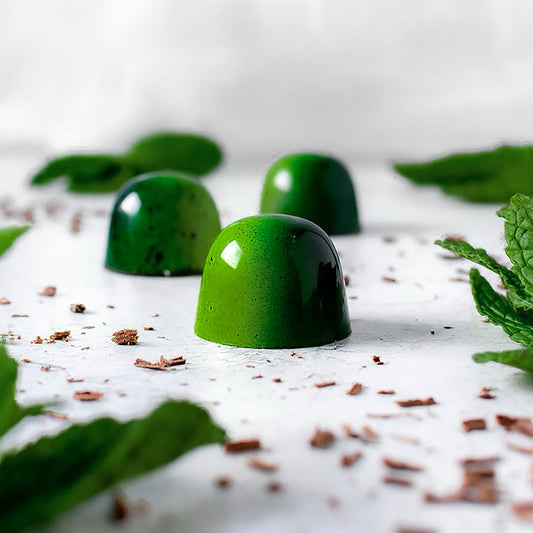 BON BON WITH Coloured Cocoa Butter GREEN - 245gr