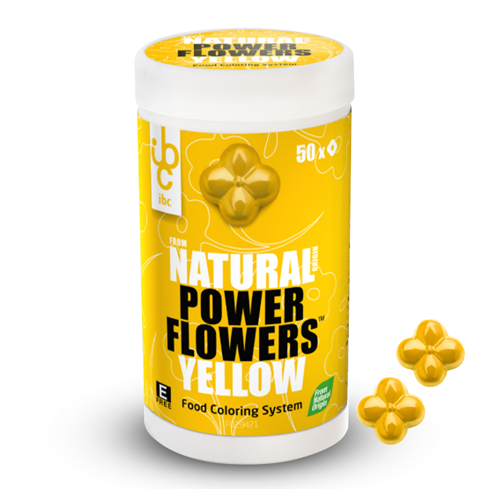 Power Flowers™ Natural YELLOW Fat based Colourant NON AZO - 50gr